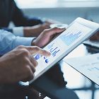 Scientific communication and data strategy illustration