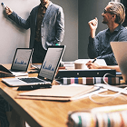 Business growth and development concept illustration